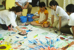 日大板橋病院の子供達の作品