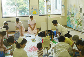 日大板橋病院の子供達の作品