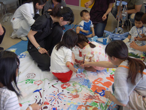 順天堂病院の子供達の作品